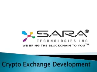 c rypto exchange development