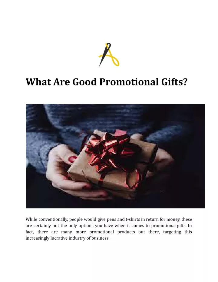 what are good promotional gifts