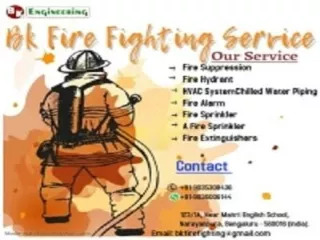 Get The Best Fire Fighting Services in Hyderabad by BK Engineering