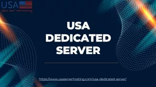 Get More Bandwidth and Better Uptime with USA Dedicated Server