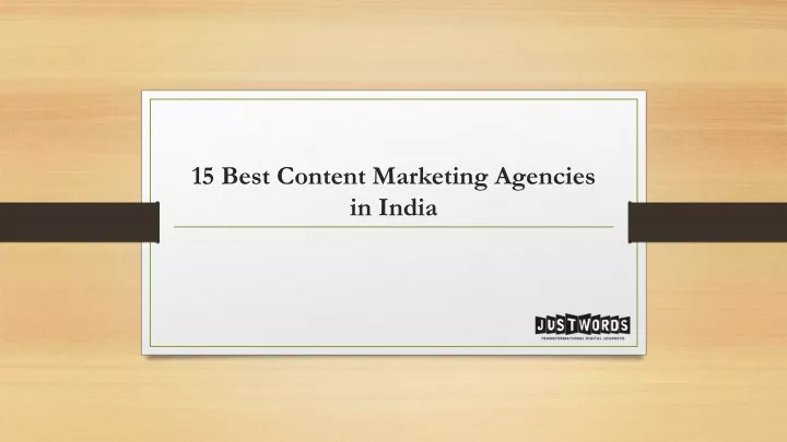 15 best content marketing agencies in india