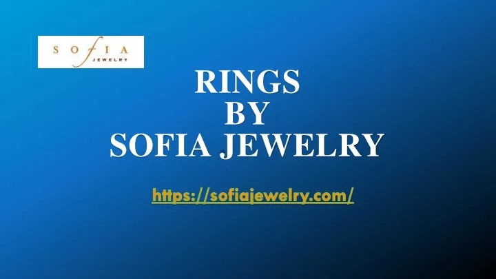 rings by sofia jewelry