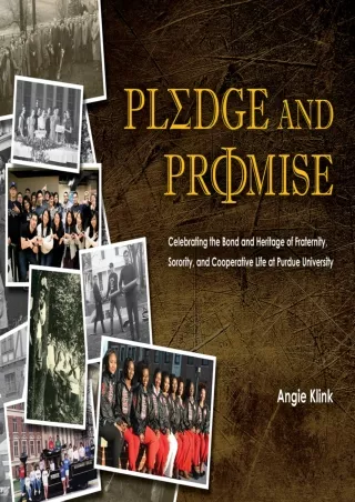 DOWNLOA T  Pledge and Promise Celebrating the Bond and Heritage of