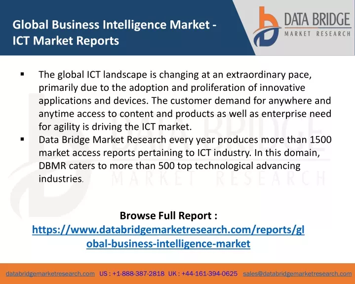 global business intelligence market ict market