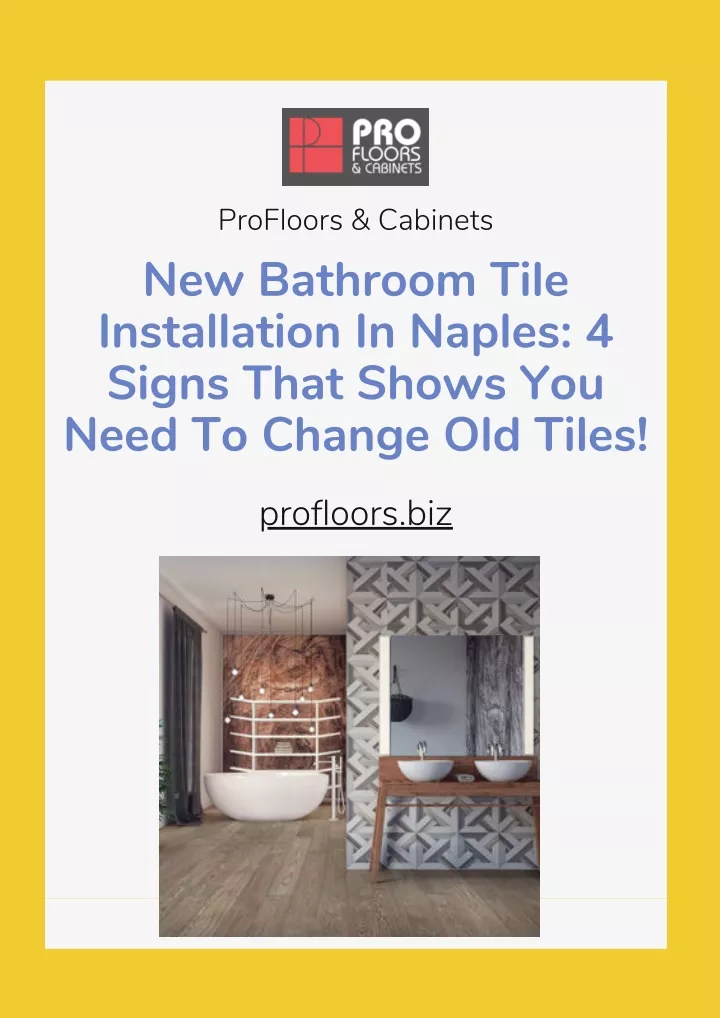profloors cabinets new bathroom tile installation