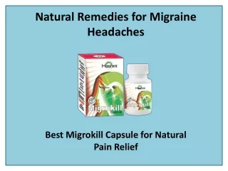 Natural Ways to Ease Migraine Pain
