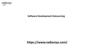 Software Development Outsourcing Radiansys.com..