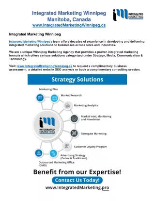 Winnipeg Marketing Agency