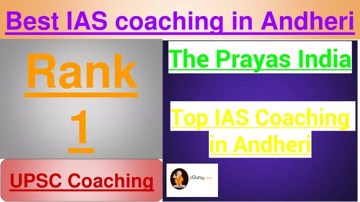 best ias coaching in andheri