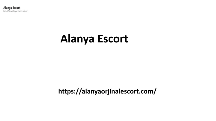 alanya escort