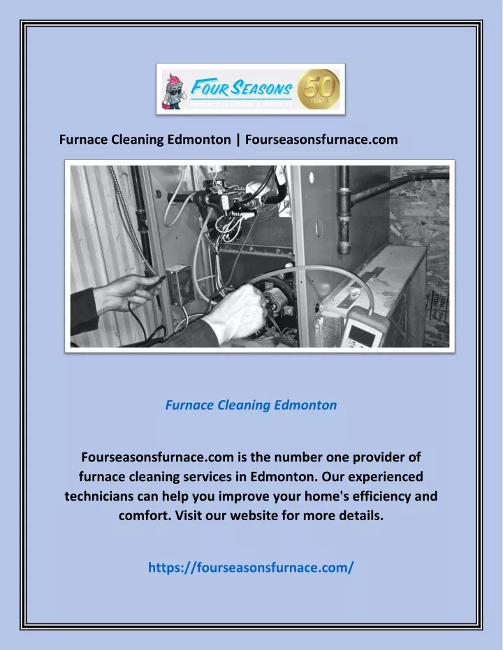 furnace cleaning edmonton fourseasonsfurnace com