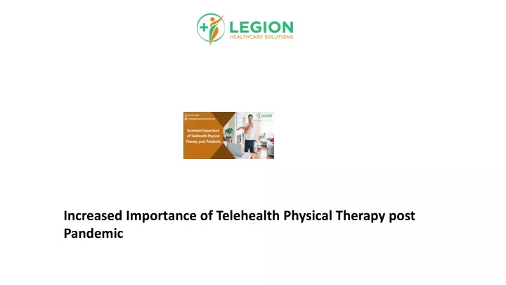 increased importance of telehealth physical