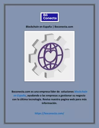 Blockchain en España | Boconecta.com
