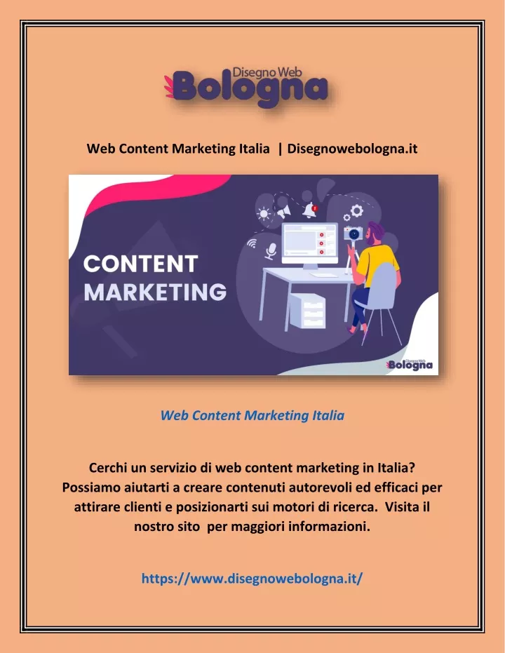 web content marketing italia disegnowebologna it