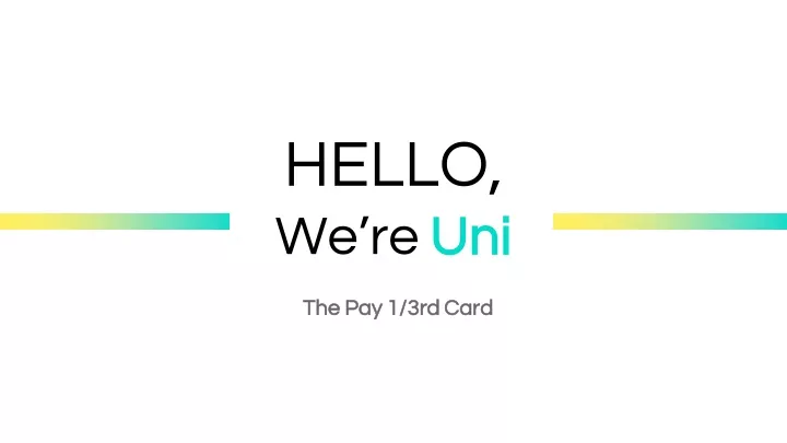 hello we re uni