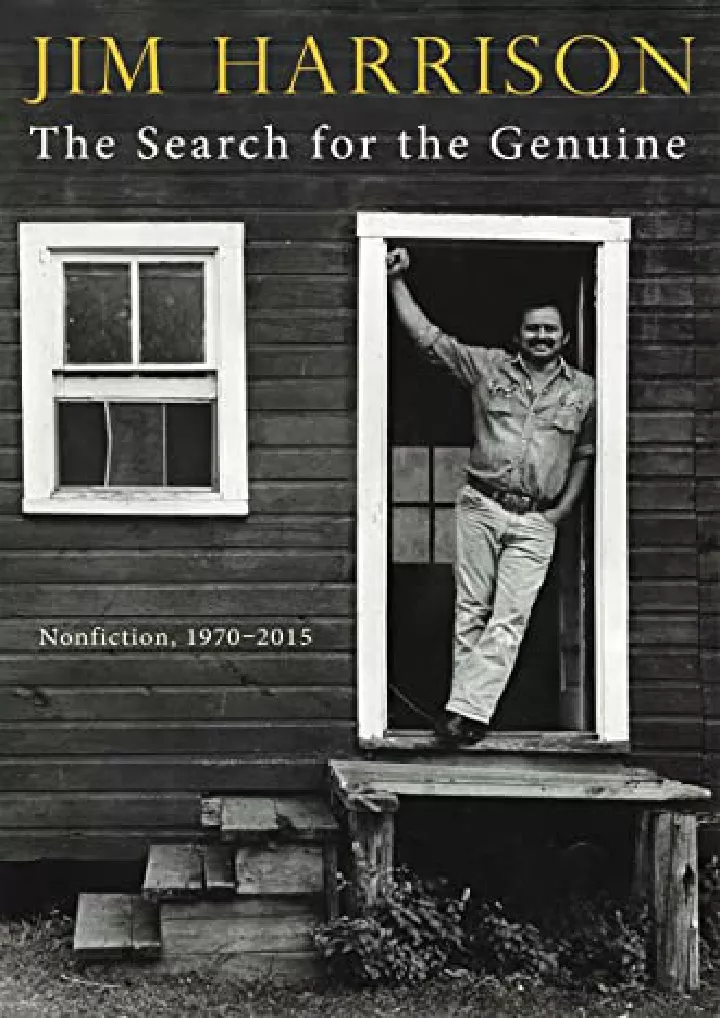 search for the genuine the nonfiction 1970 2015