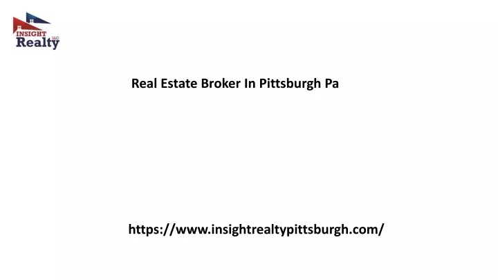 real estate broker in pittsburgh pa