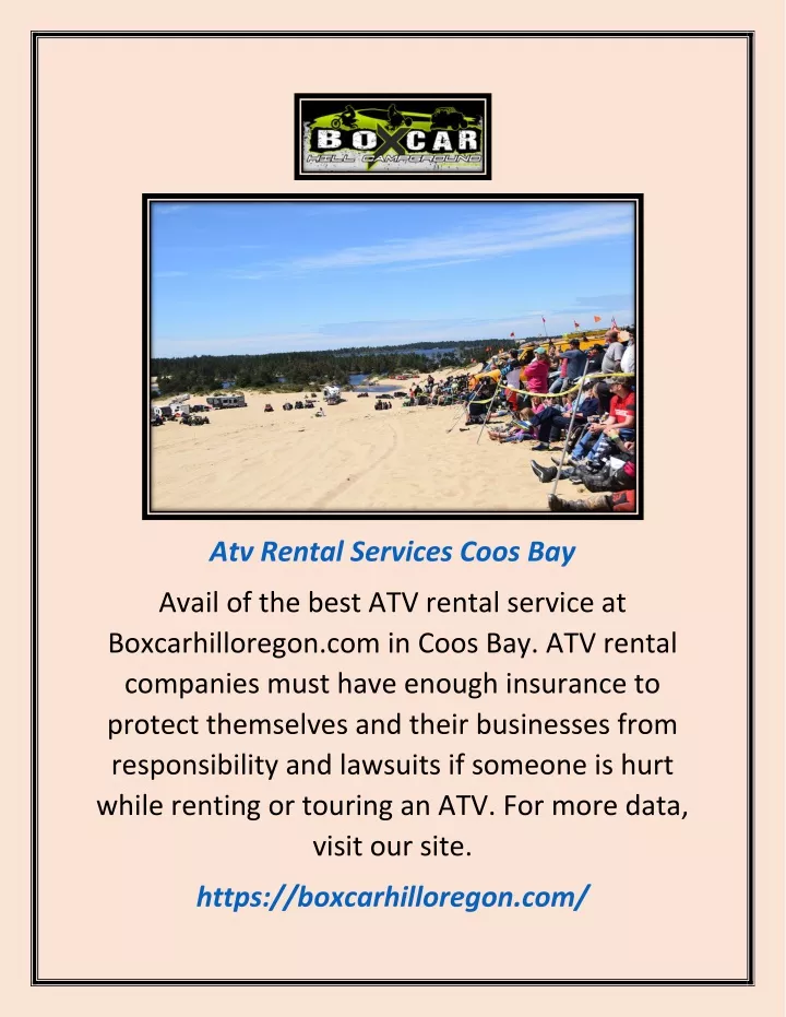 atv rental services coos bay
