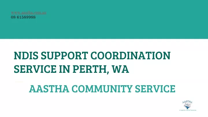 ndis support coordination service in perth wa