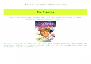 #^R.E.A.D.^ The Iheards ^DOWNLOAD E.B.O.O.K.#