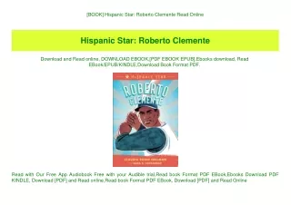 [BOOK] Hispanic Star Roberto Clemente Read Online