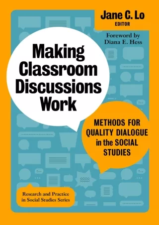 eBOOK  Making Classroom Discussions Work Methods for Quality Dialogue in