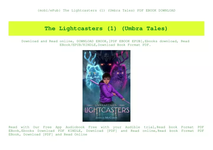 mobi epub the lightcasters 1 umbra tales