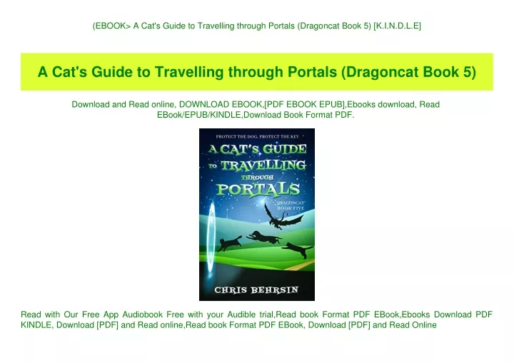 ebook a cat s guide to travelling through portals