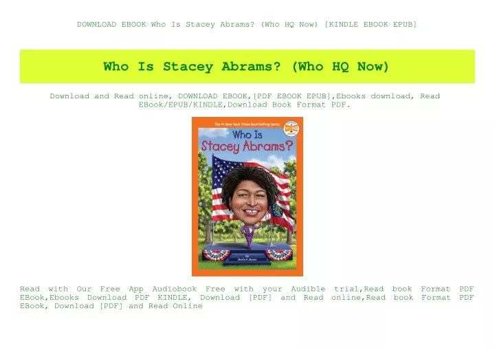 download ebook who is stacey abrams
