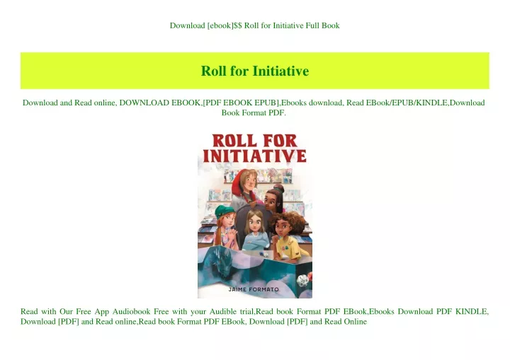 download ebook roll for initiative full book