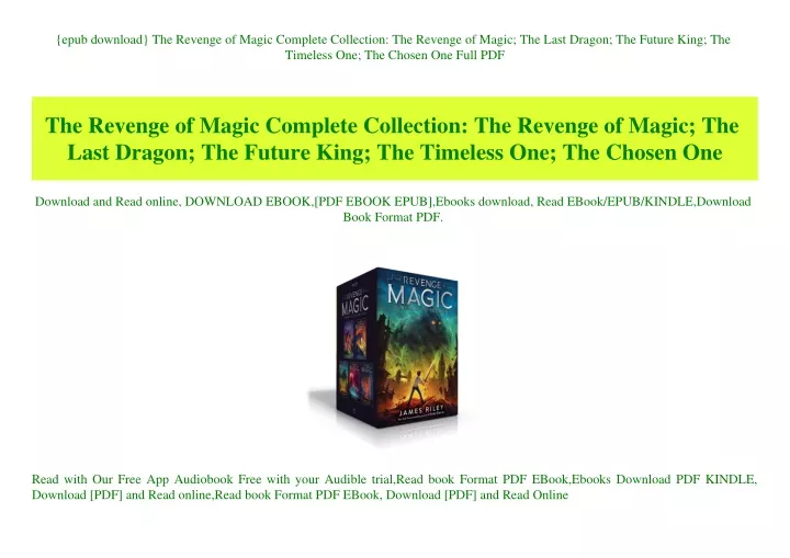epub download the revenge of magic complete