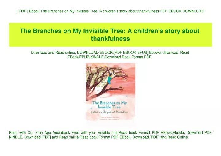 pdf ebook the branches on my invisible tree