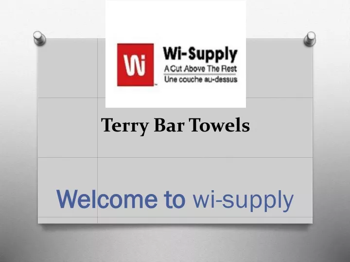 terry bar towels