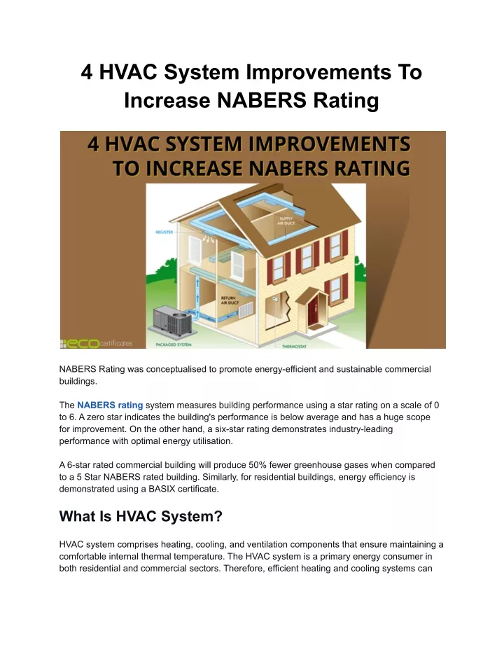 4 hvac system improvements to increase nabers