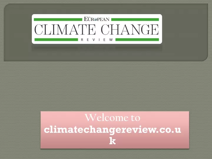 welcome to climatechangereview co uk