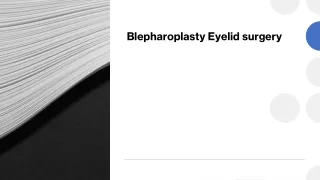 blepharoplasty eyelid surgery