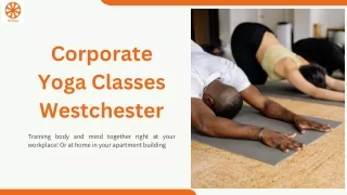 Corporate Yoga Classes Westchester | Wyoga