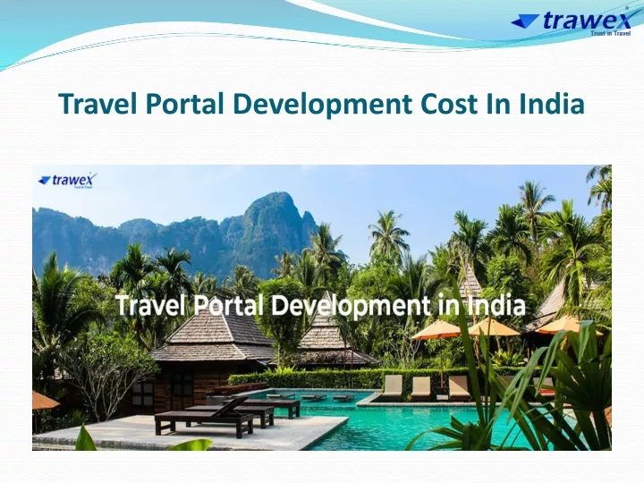 travel portal development cost in india