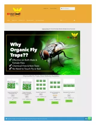 Home Fly Trap bag offered by flytrap