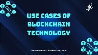 use cases of Blockchain technology