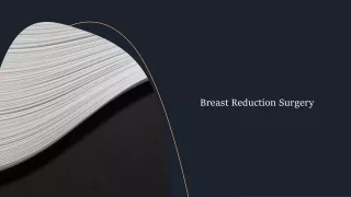 Prerequisite for Breast Reduction Surgery
