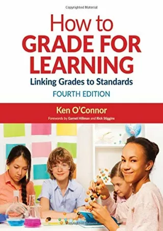 DOWNLOA T  How to Grade for Learning Linking Grades to Standards