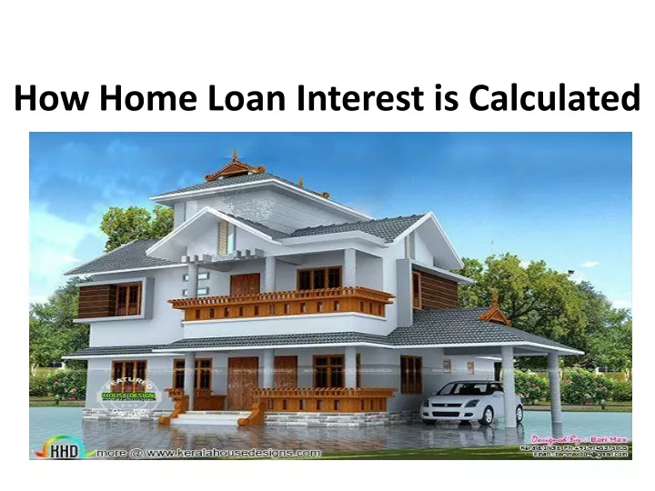 how home loan interest is calculated