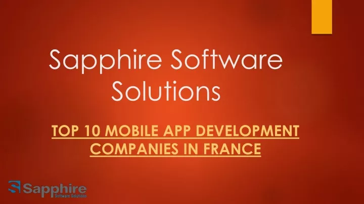 sapphire software solutions