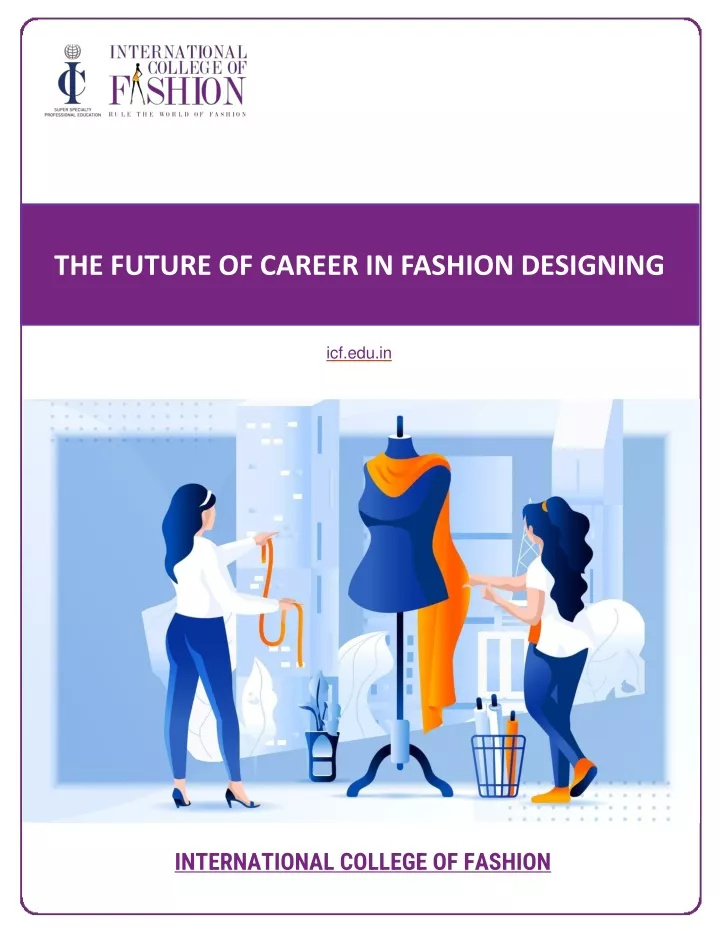 the future of career in fashion designing