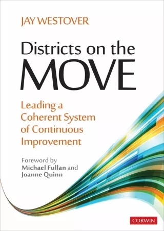 ePUB  Districts on the Move Leading a Coherent System of Continuous