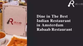 Dine in the best Restaurant in Amsterdam  Rabaab