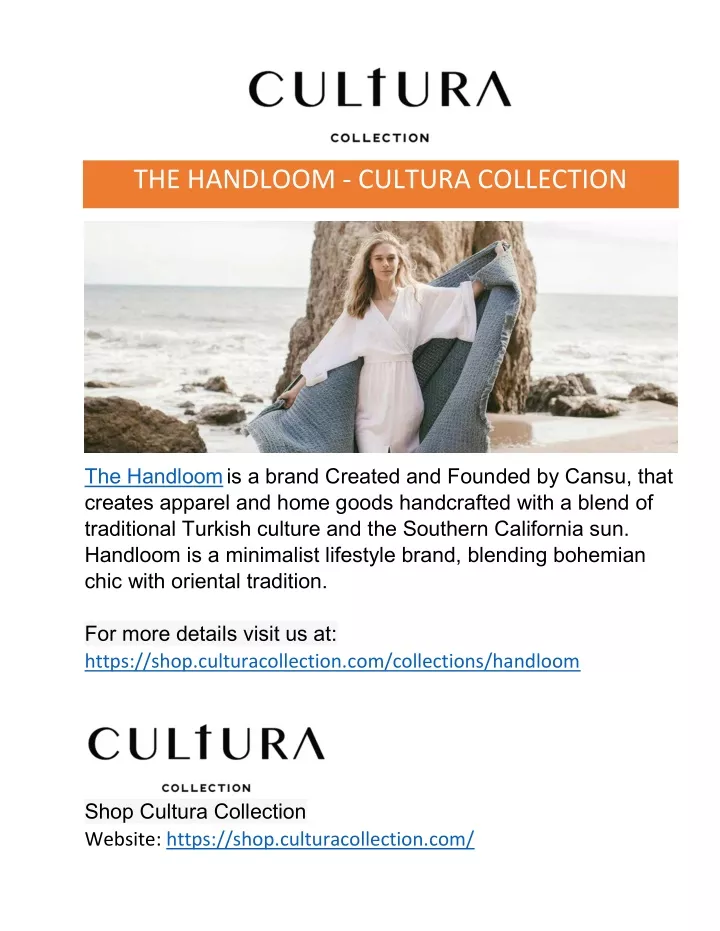 the handloom cultura collection