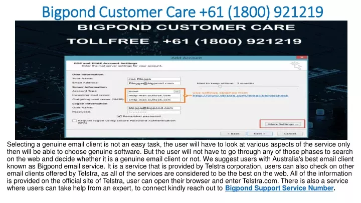 bigpond customer care 61 1800 921219 bigpond