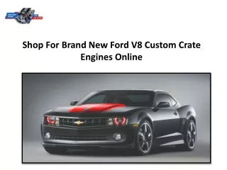 shop for brand new ford v8 custom crate engines